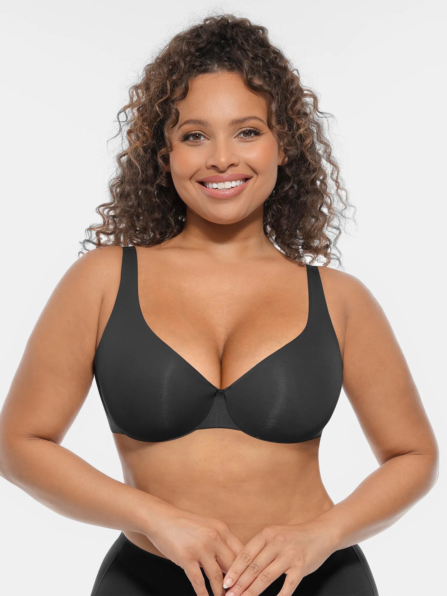 Underwire Adjustable Deep V-neck Bra