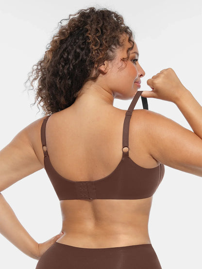 Underwire Adjustable Deep V-neck Bra