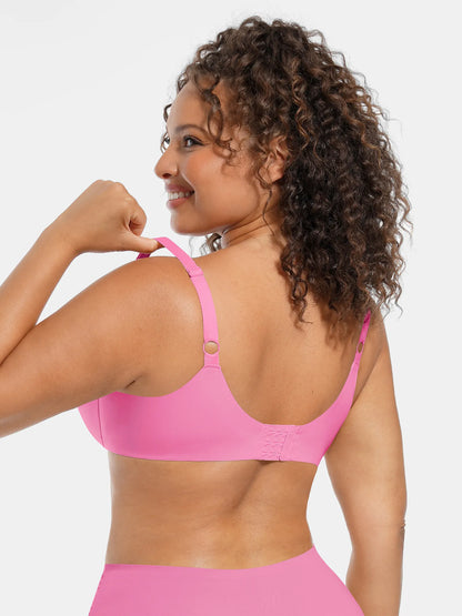 Underwire Adjustable Deep V-neck Bra