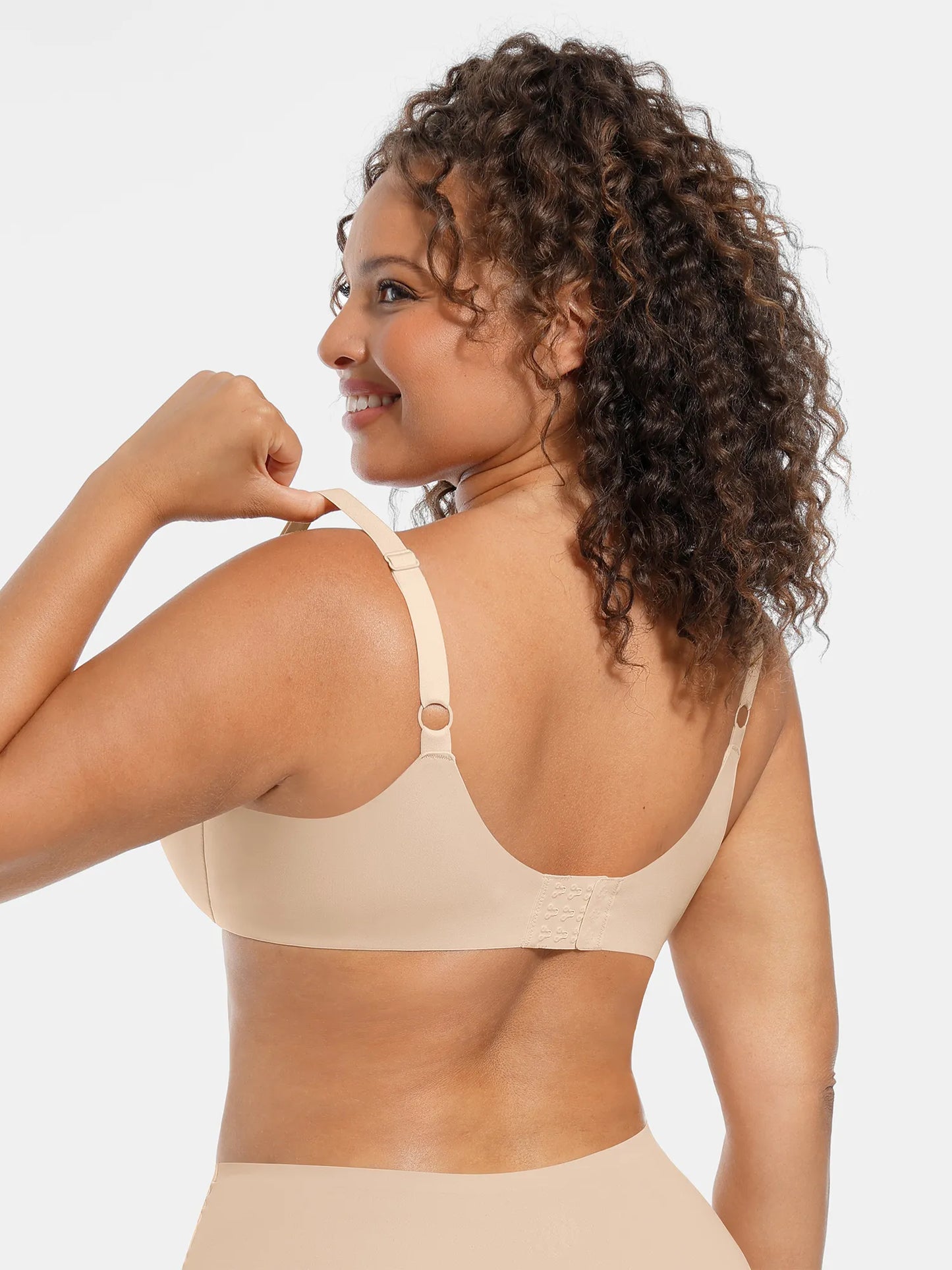 Underwire Adjustable Deep V-neck Bra