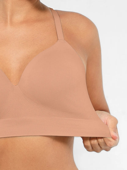 Wireless Push-Up Seamless Comfort Full Coverage Bra