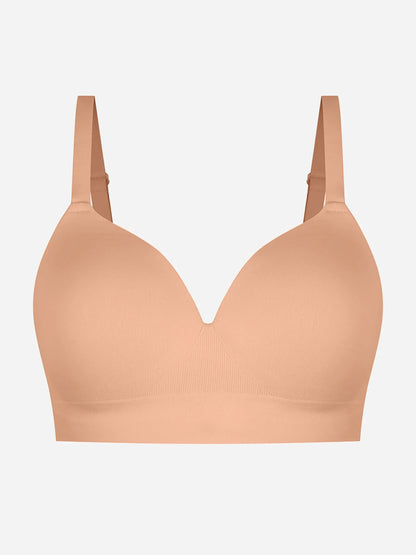 Wireless Push-Up Seamless Comfort Full Coverage Bra