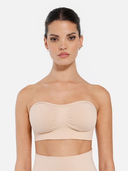 Seamless Anti-Slip Bandeau Bra