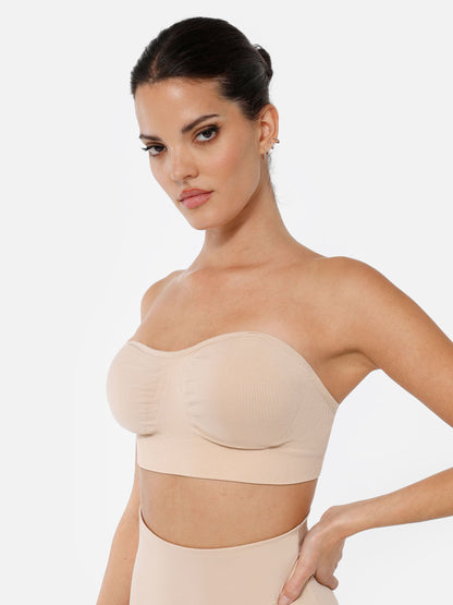Seamless Anti-Slip Bandeau Bra
