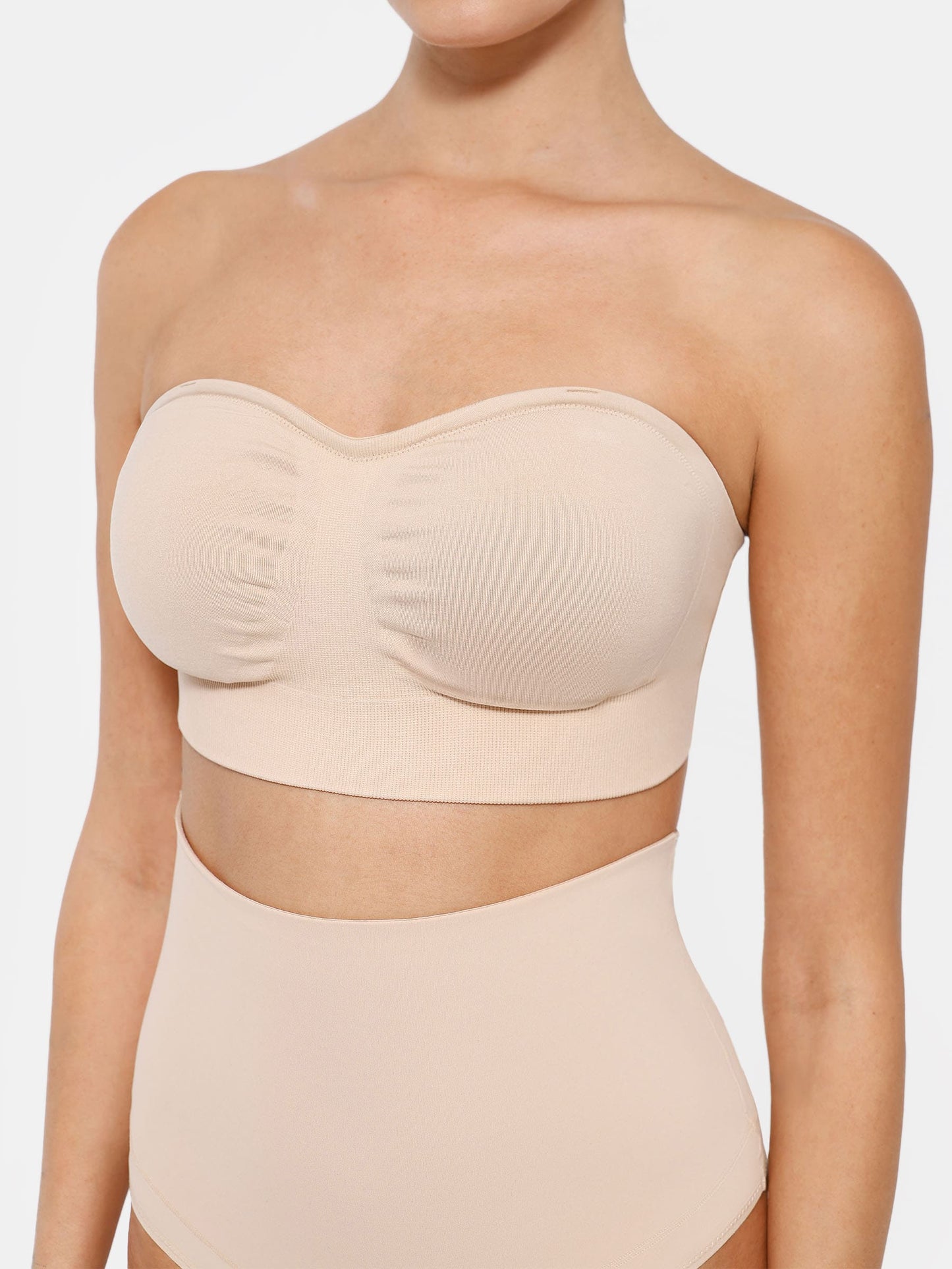 Seamless Anti-Slip Bandeau Bra