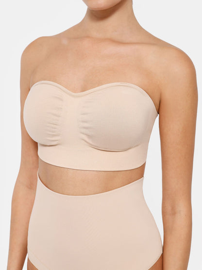 Seamless Anti-Slip Bandeau Bra