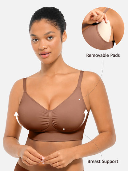 Seamless Everyday Bra with Built-In Soft Padding