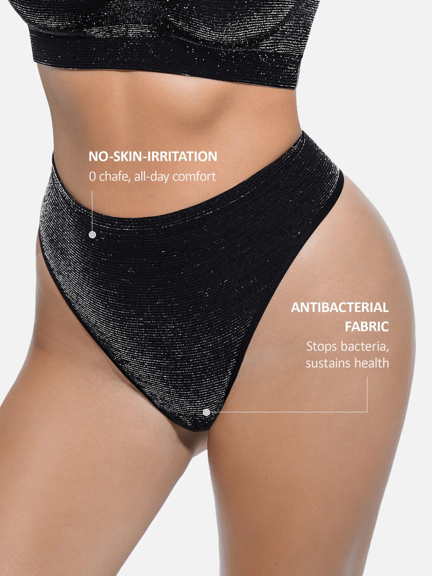 Invisible Shimmer Wireless Comfort Bra & Panty