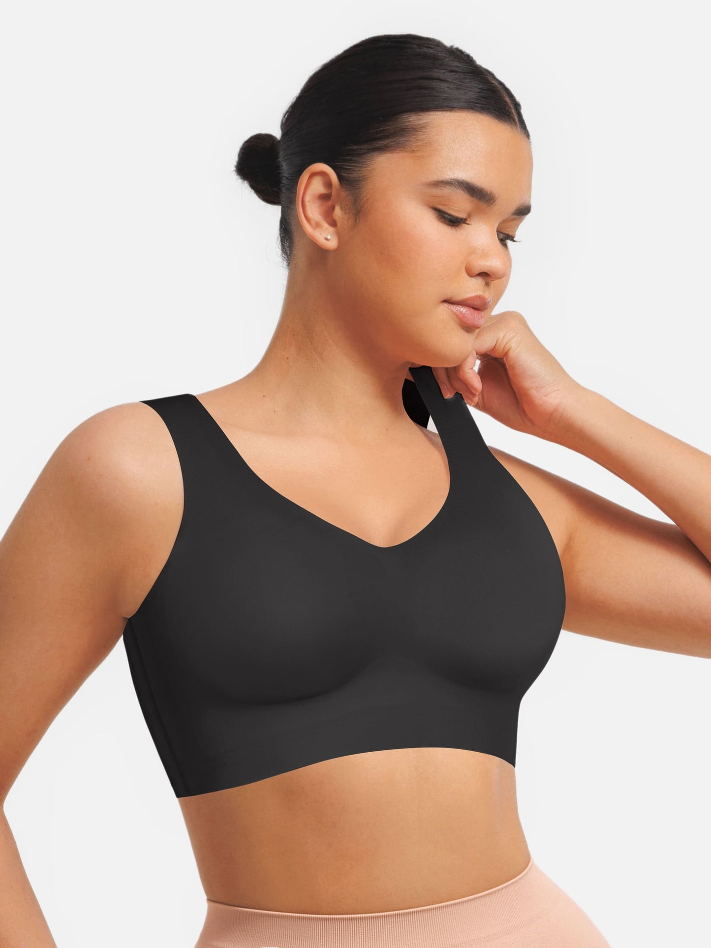 Seamless V Neck Comfort Fit Everyday Bra