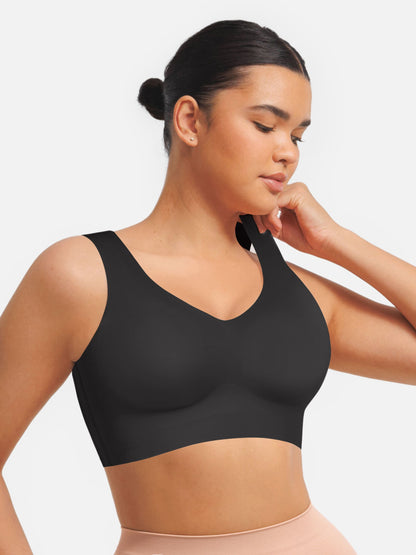 Seamless V Neck Comfort Fit Everyday Bra