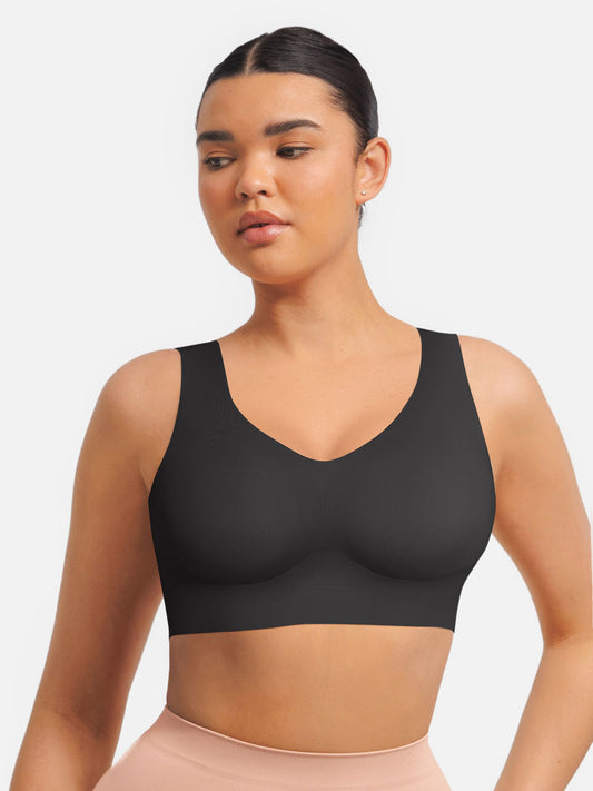 Seamless V Neck Comfort Fit Everyday Bra