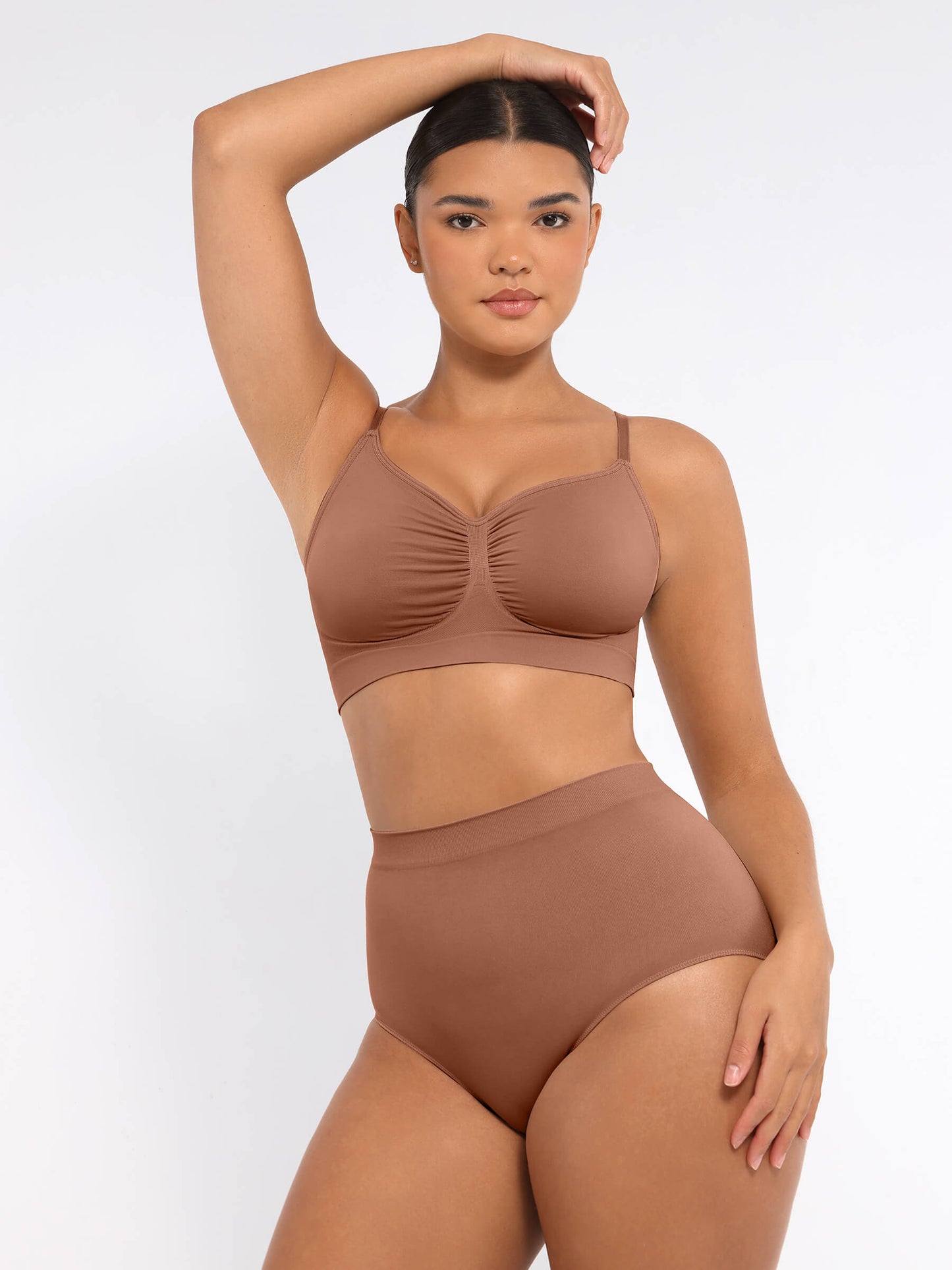 Wireless Bra & Seamless Tummy Control Brief Set