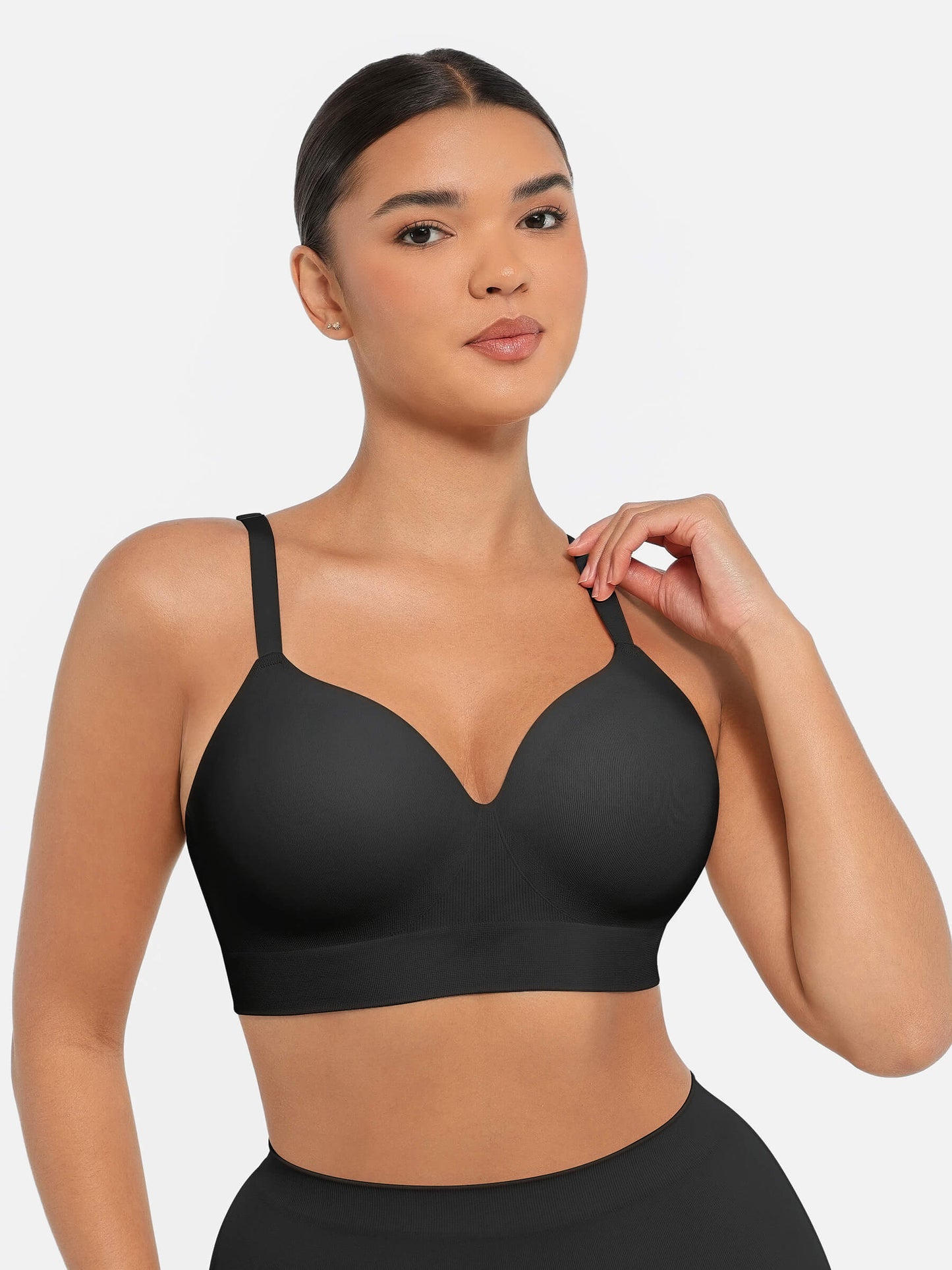Wireless Push-Up Seamless Comfort Full Coverage Bra Bundle