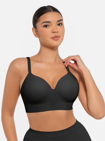 Wireless Push-Up Seamless Comfort Full Coverage Bra Bundle