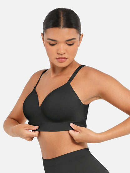 Wireless Push-Up Seamless Comfort Full Coverage Bra Bundle