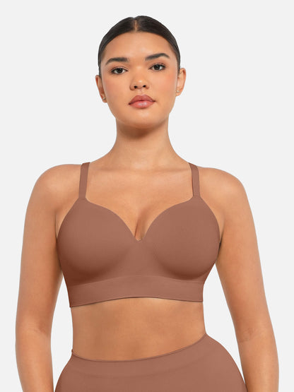 Wireless Push-Up Seamless Comfort Full Coverage Bra Bundle