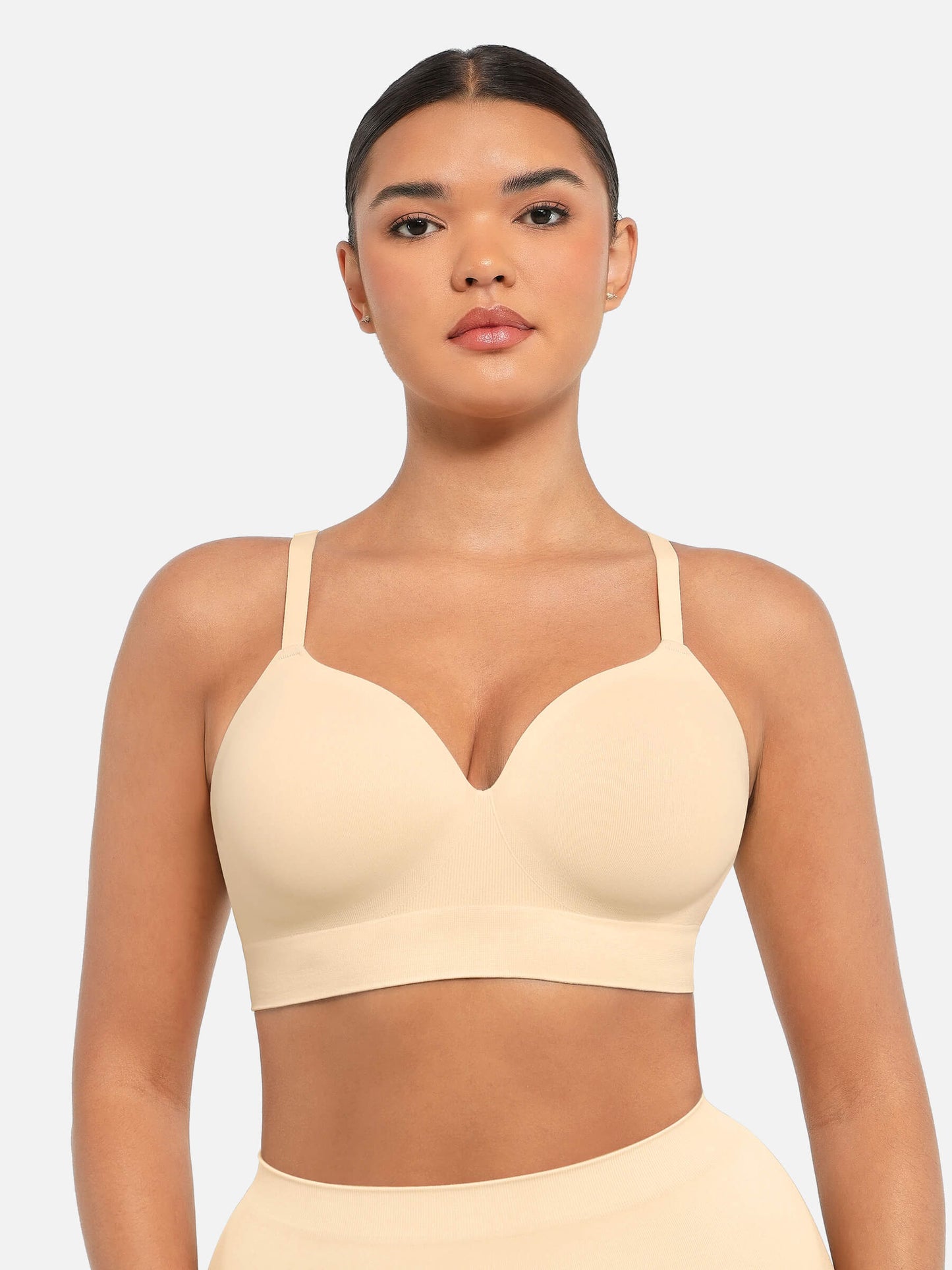 Wireless Push-Up Seamless Comfort Full Coverage Bra Bundle