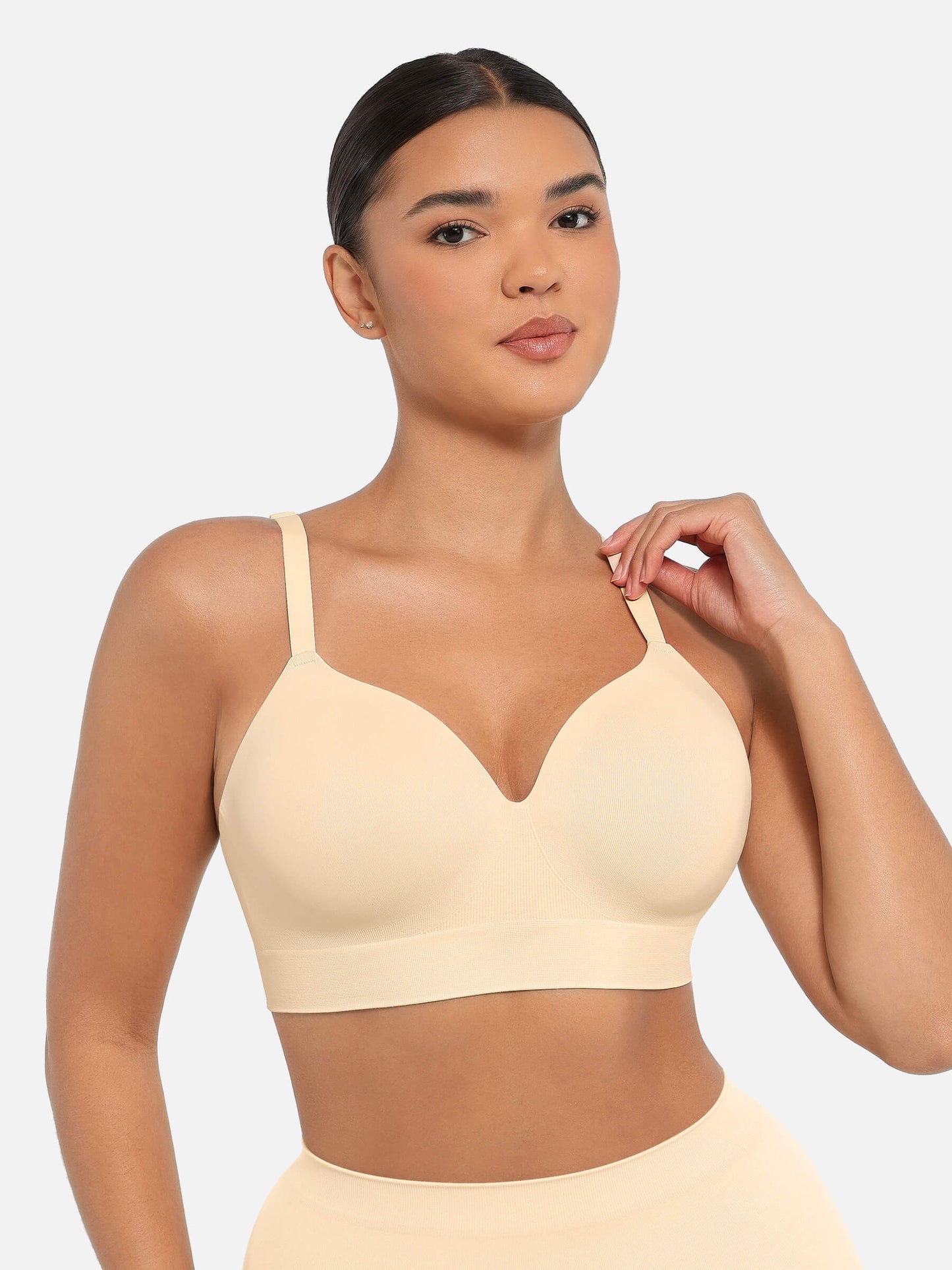 Wireless Push-Up Seamless Comfort Full Coverage Bra Bundle