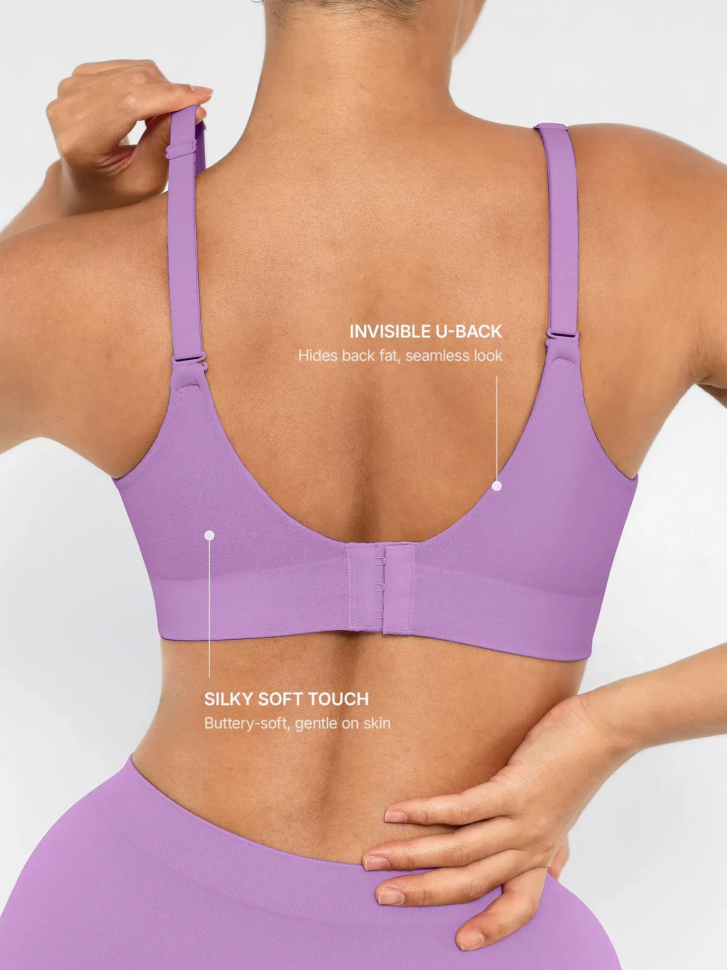Wireless Push-Up Seamless Comfort Full Coverage Bra