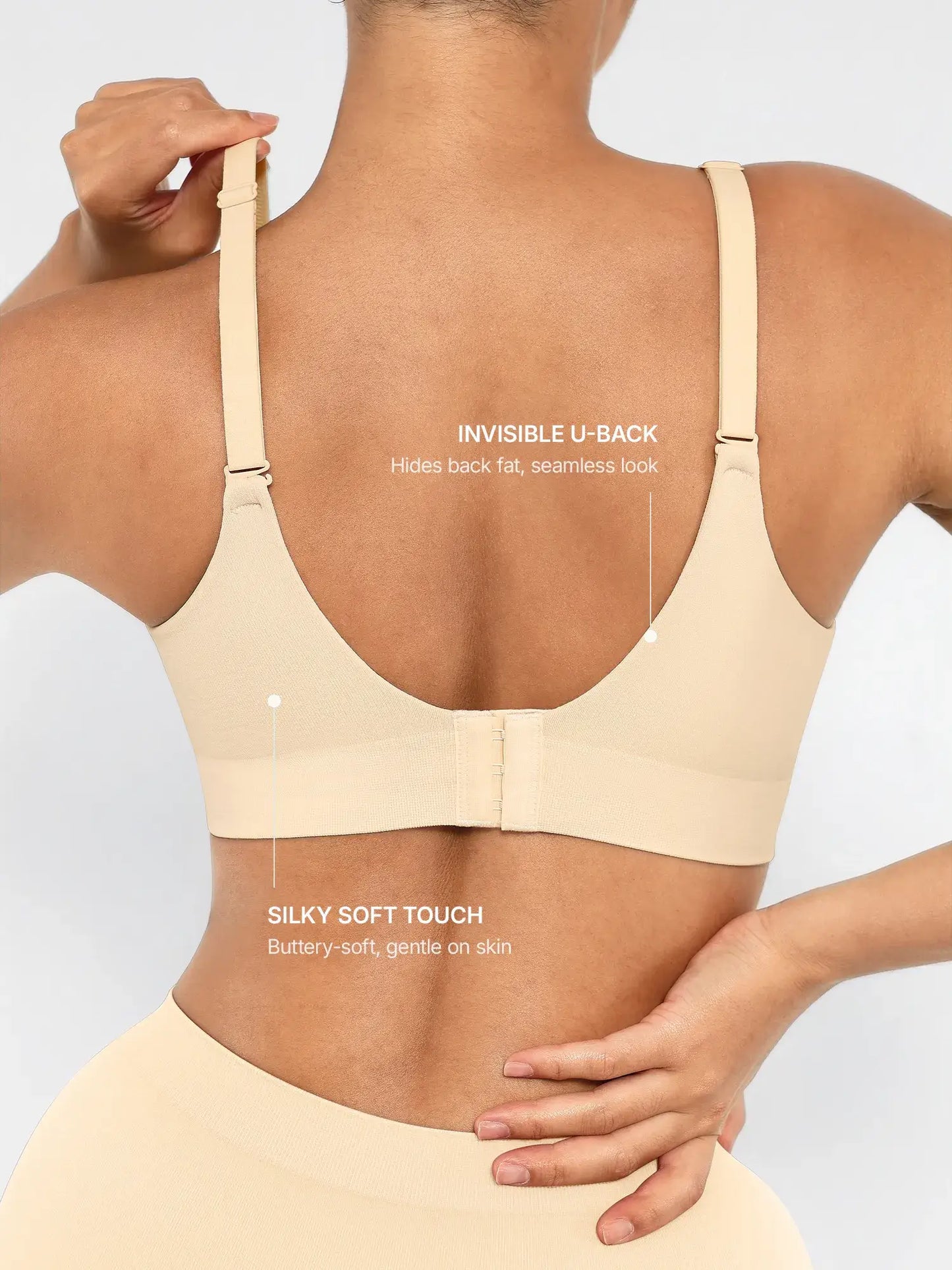 Wireless Push-Up Seamless Comfort Full Coverage Bra