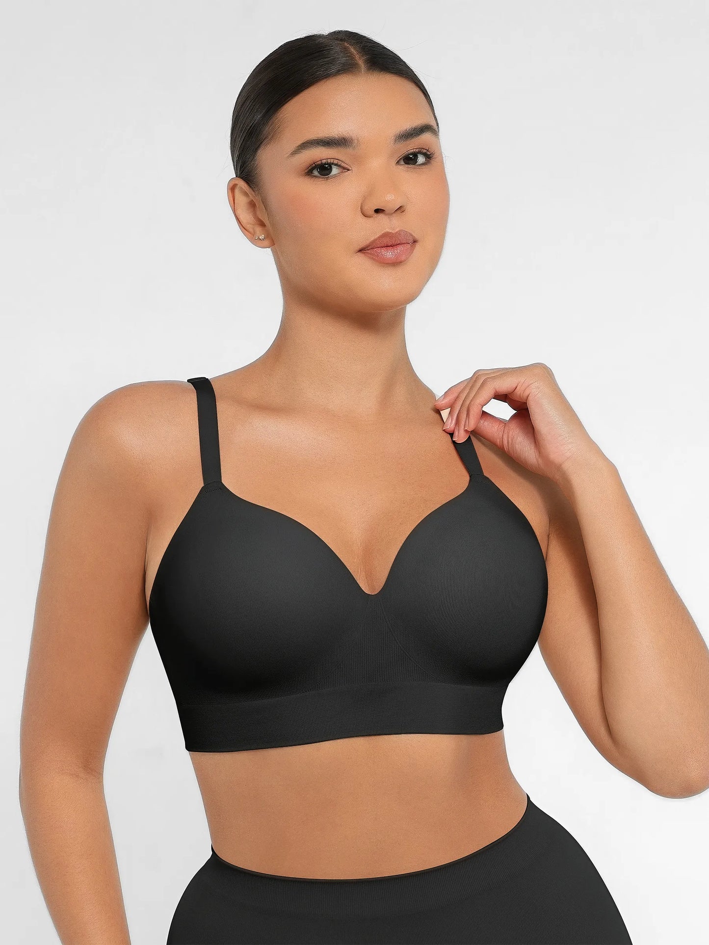 Wireless Push-Up Seamless Comfort Full Coverage Bra