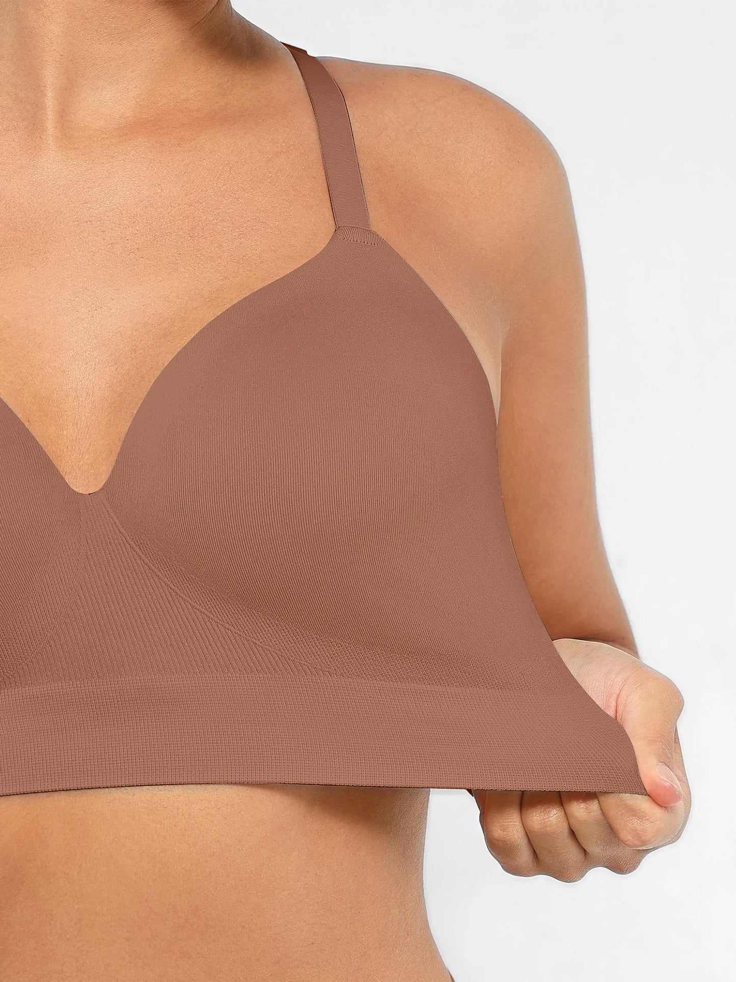 Wireless Push-Up Seamless Comfort Full Coverage Bra