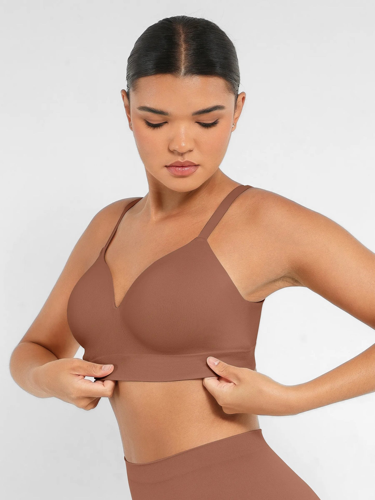 Wireless Push-Up Seamless Comfort Full Coverage Bra