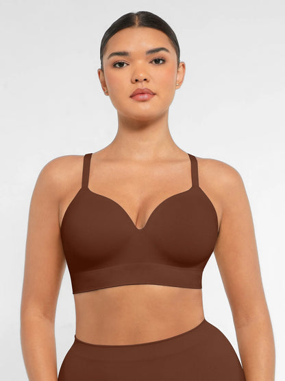 Wireless Push-Up Seamless Comfort Full Coverage Bra