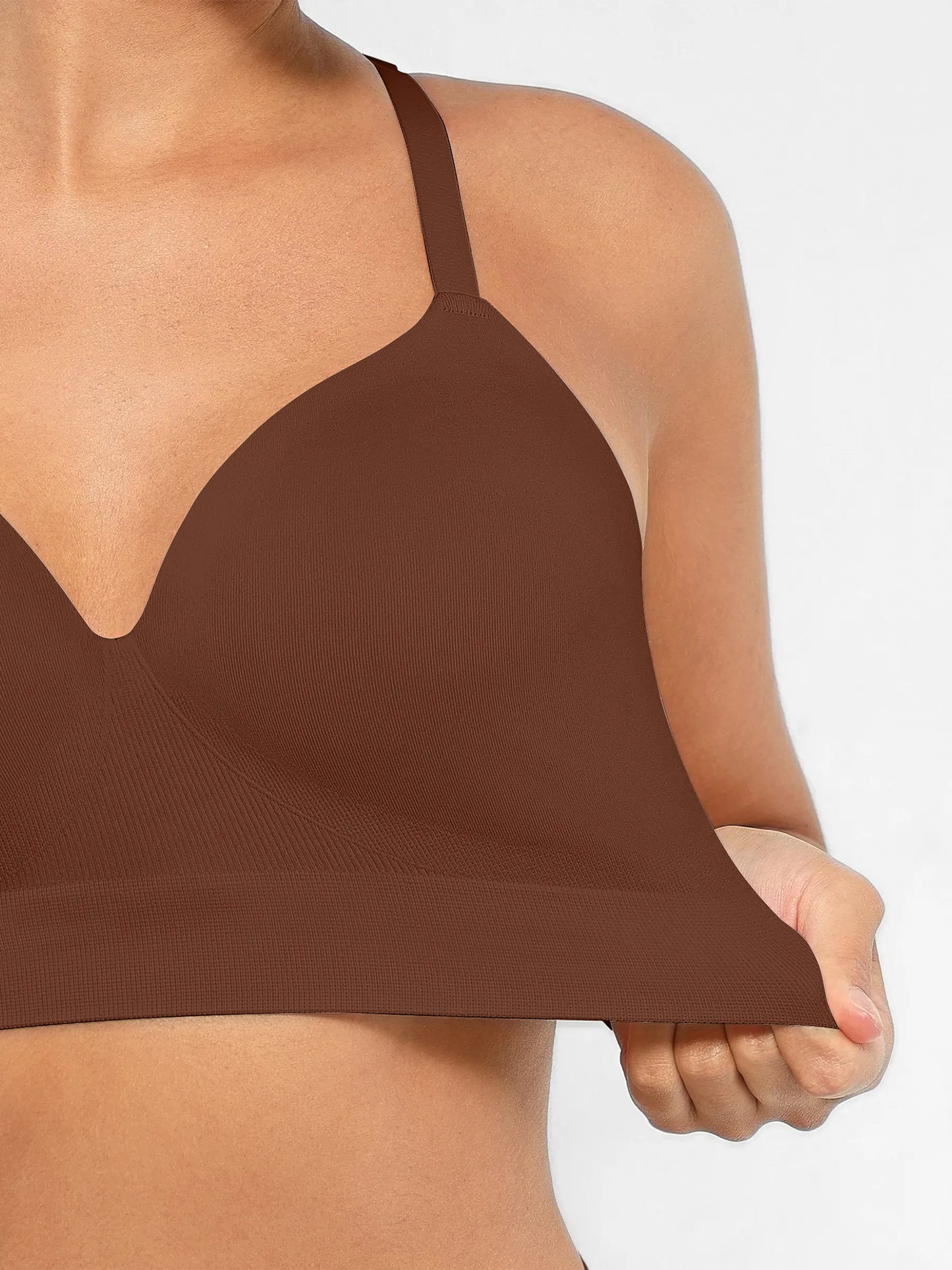 Wireless Push-Up Seamless Comfort Full Coverage Bra