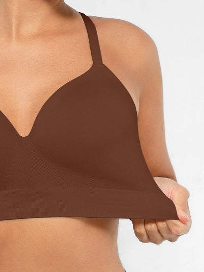Wireless Push-Up Seamless Comfort Full Coverage Bra