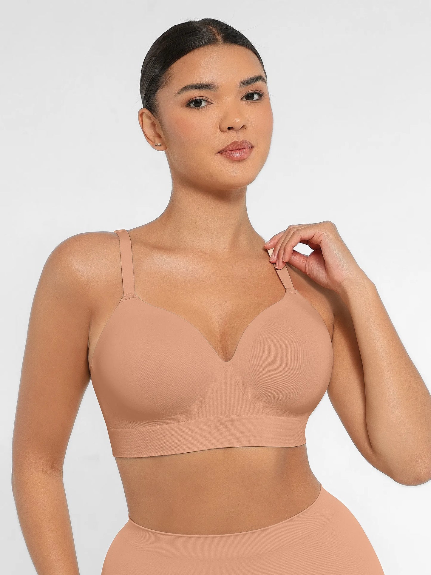 Wireless Push-Up Seamless Comfort Full Coverage Bra