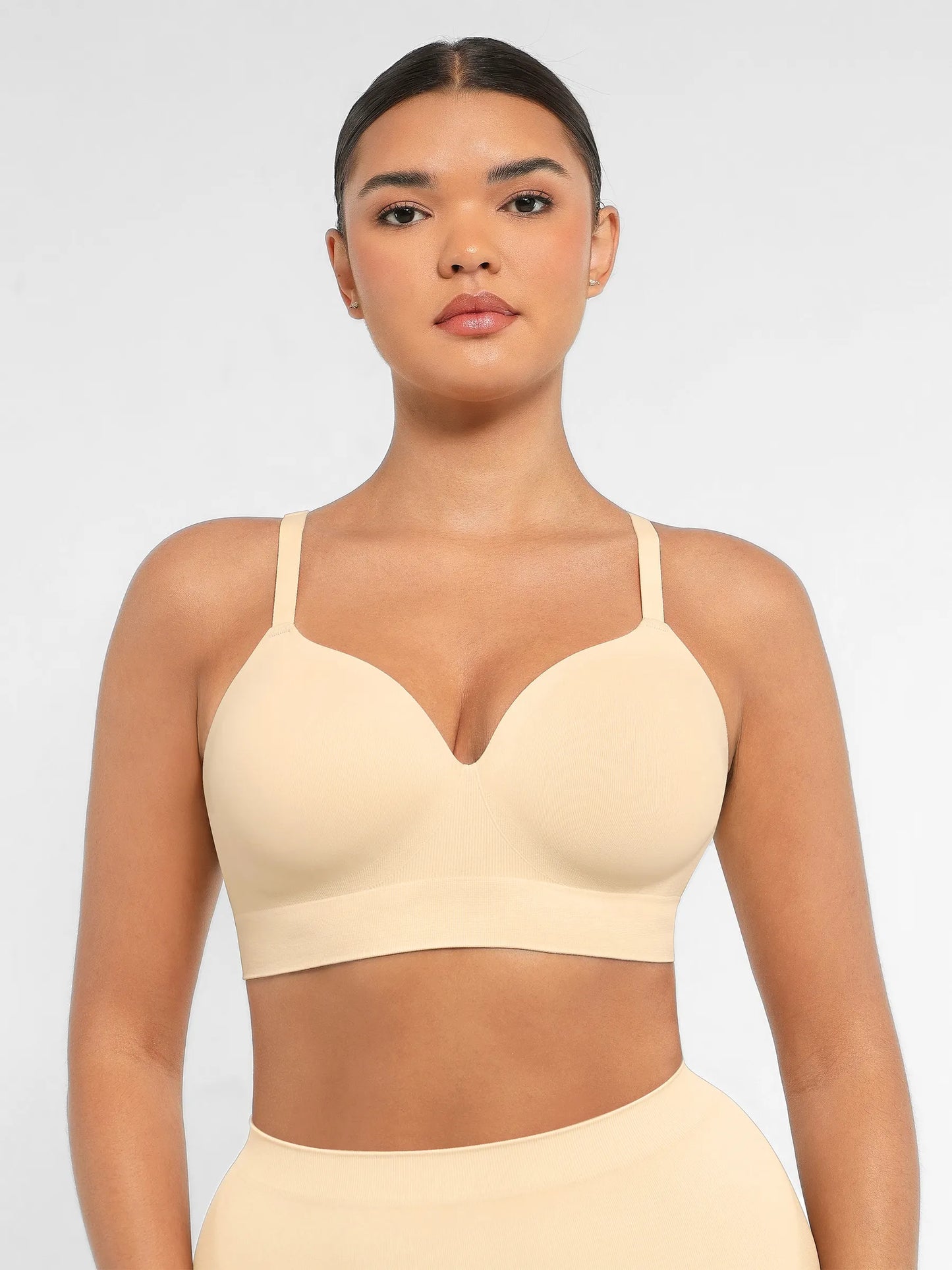 Wireless Push-Up Seamless Comfort Full Coverage Bra