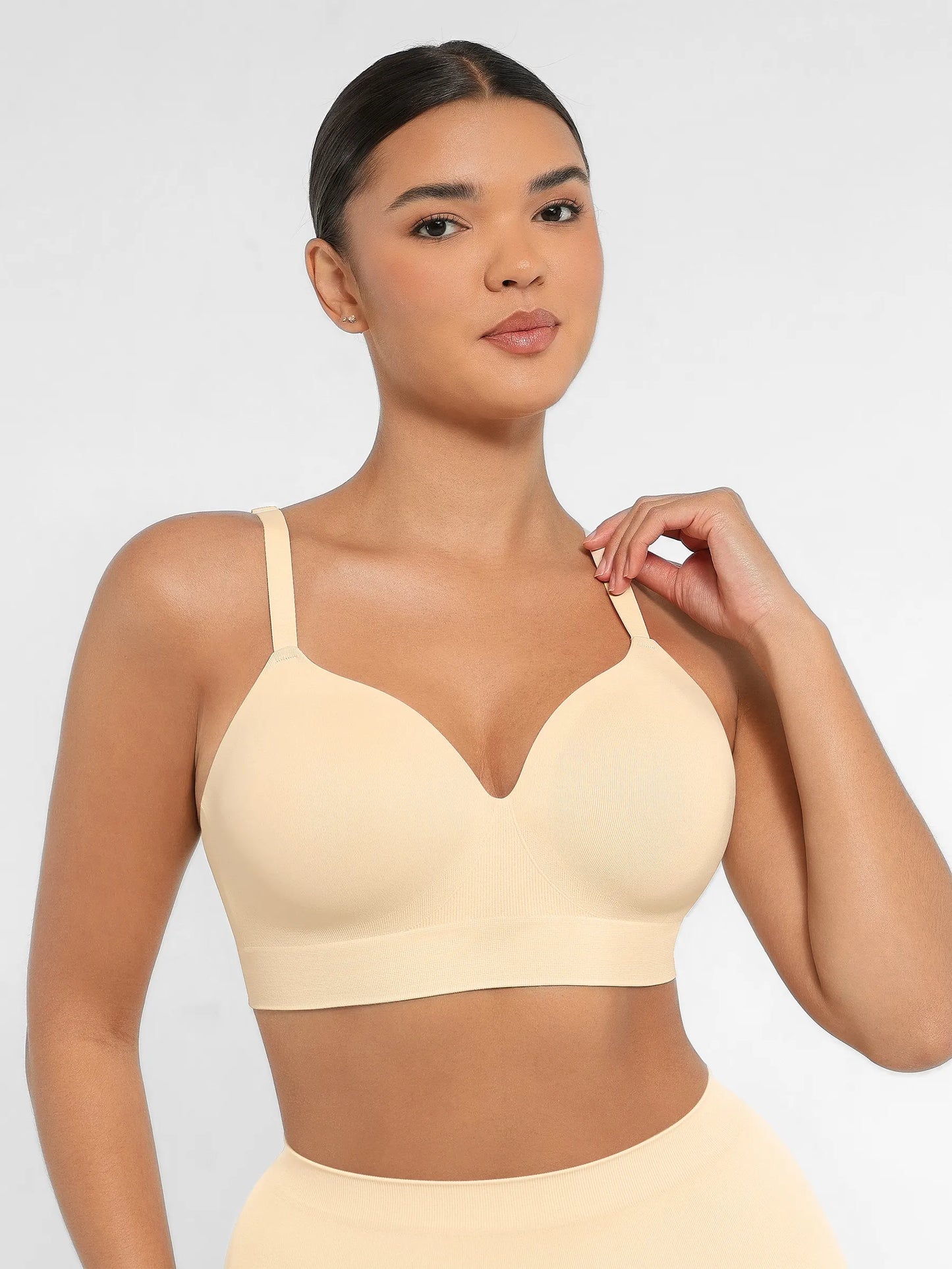 Wireless Push-Up Seamless Comfort Full Coverage Bra
