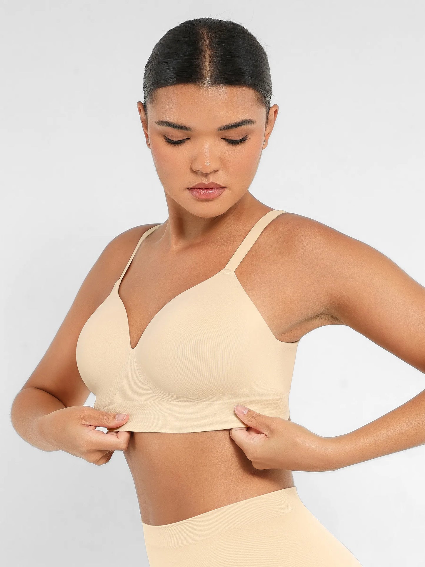 Wireless Push-Up Seamless Comfort Full Coverage Bra