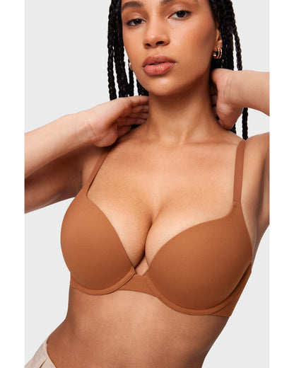 Plus T-Shirt Push Up Bra