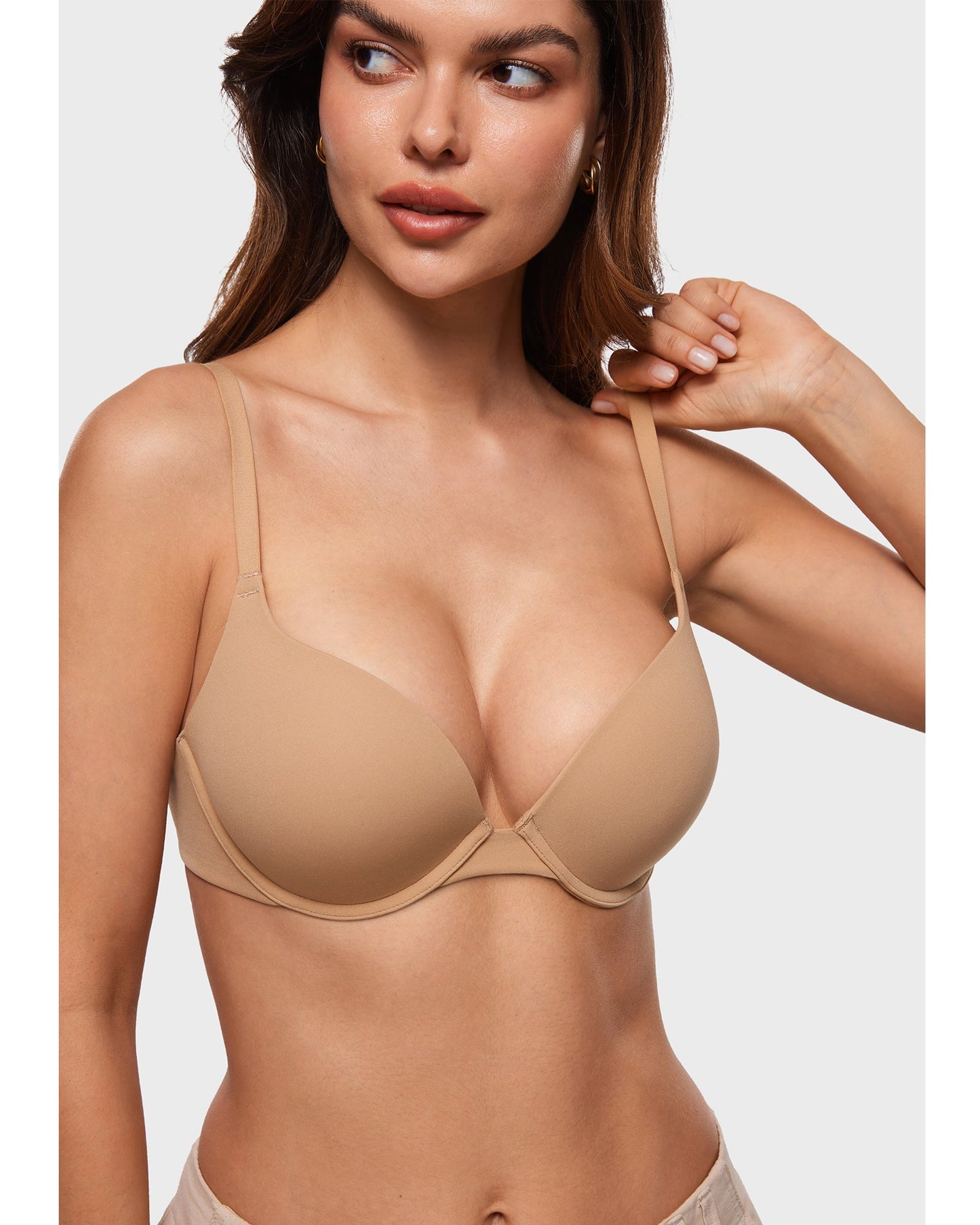 Plus T-Shirt Push Up Bra