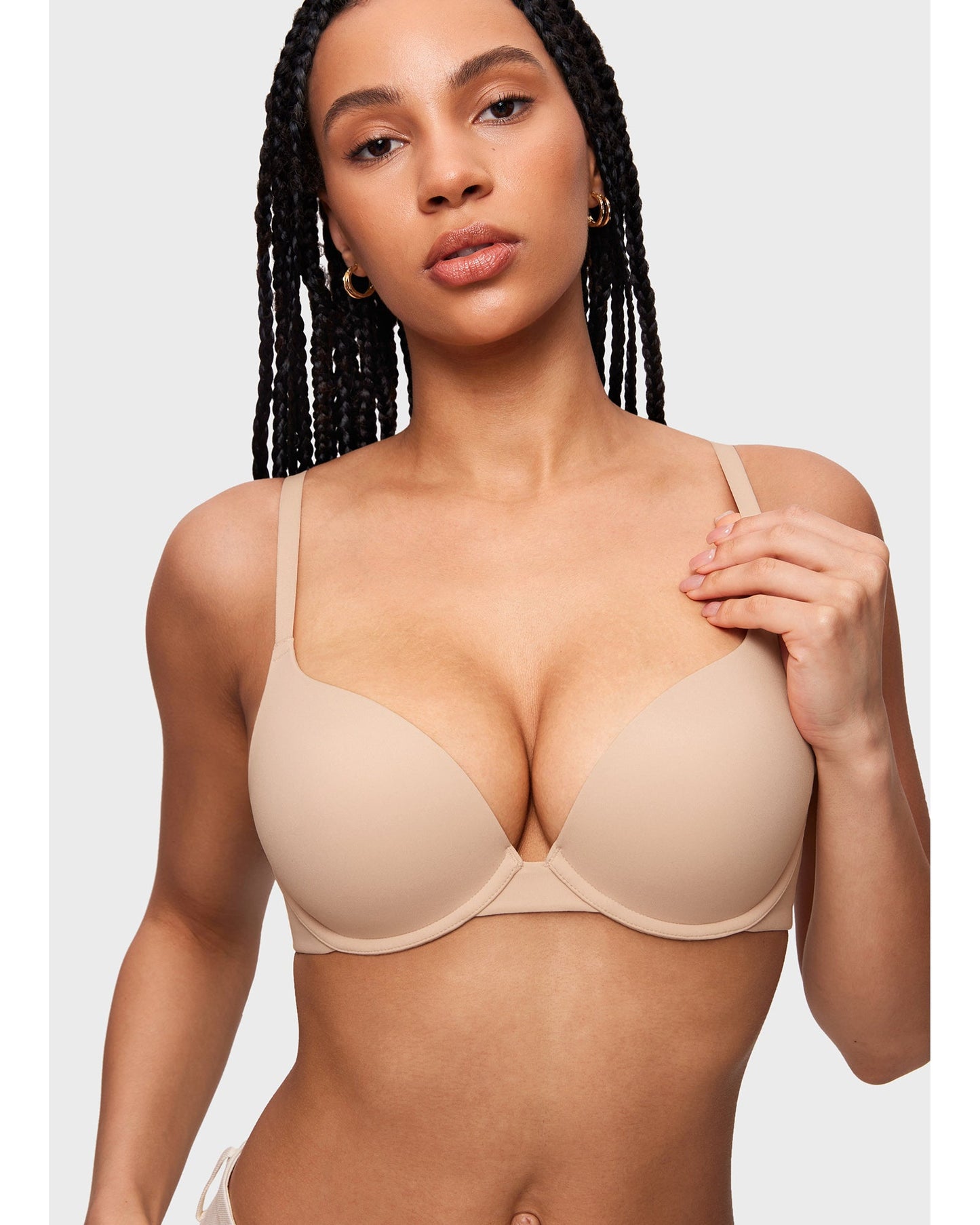 Plus T-Shirt Push Up Bra