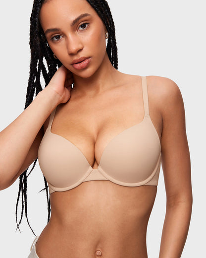 Plus T-Shirt Push Up Bra