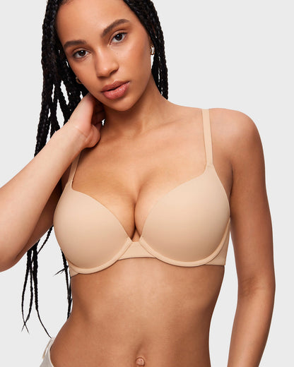 Plus T-Shirt Push Up Bra