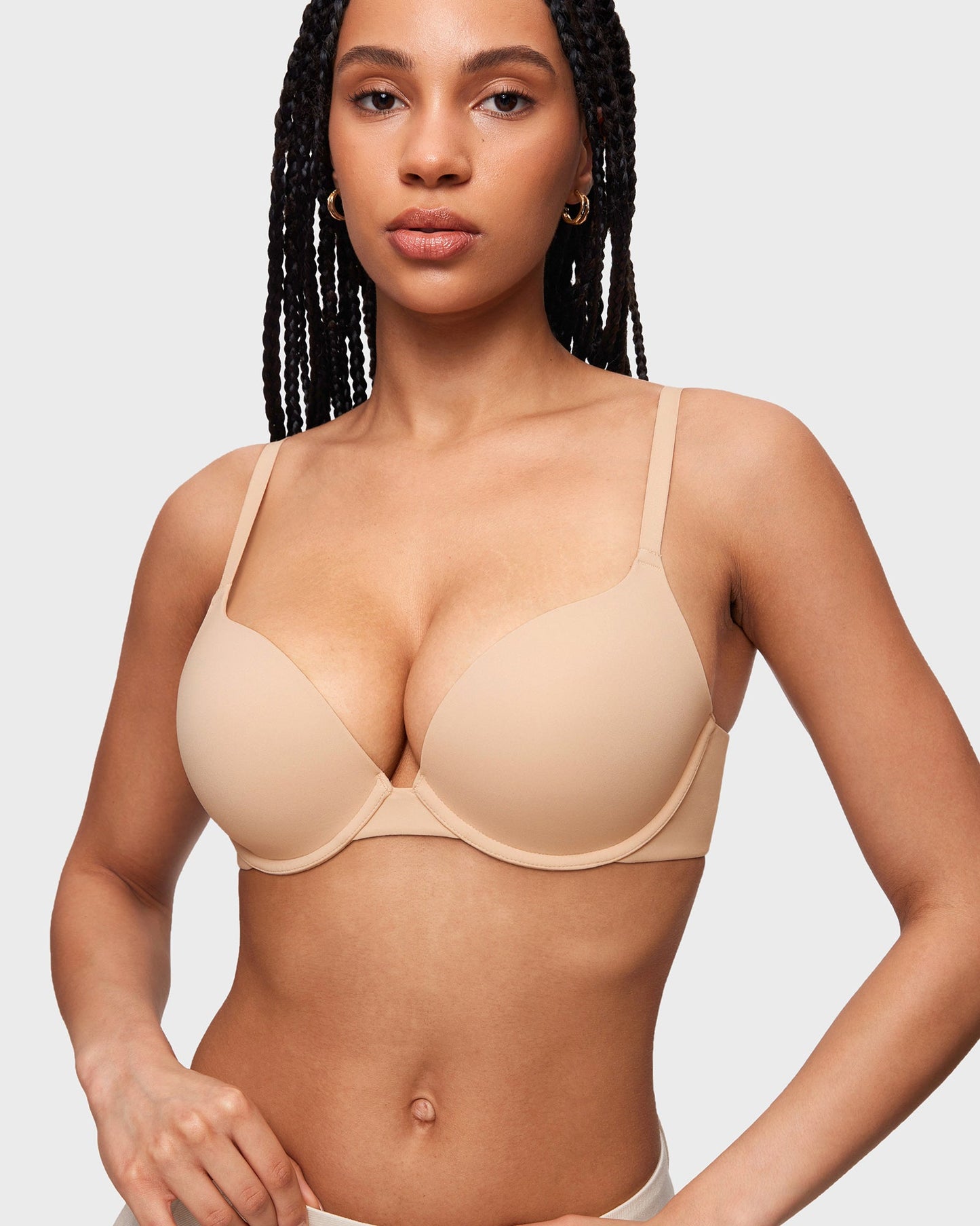 Plus T-Shirt Push Up Bra