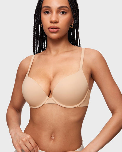 Plus T-Shirt Push Up Bra
