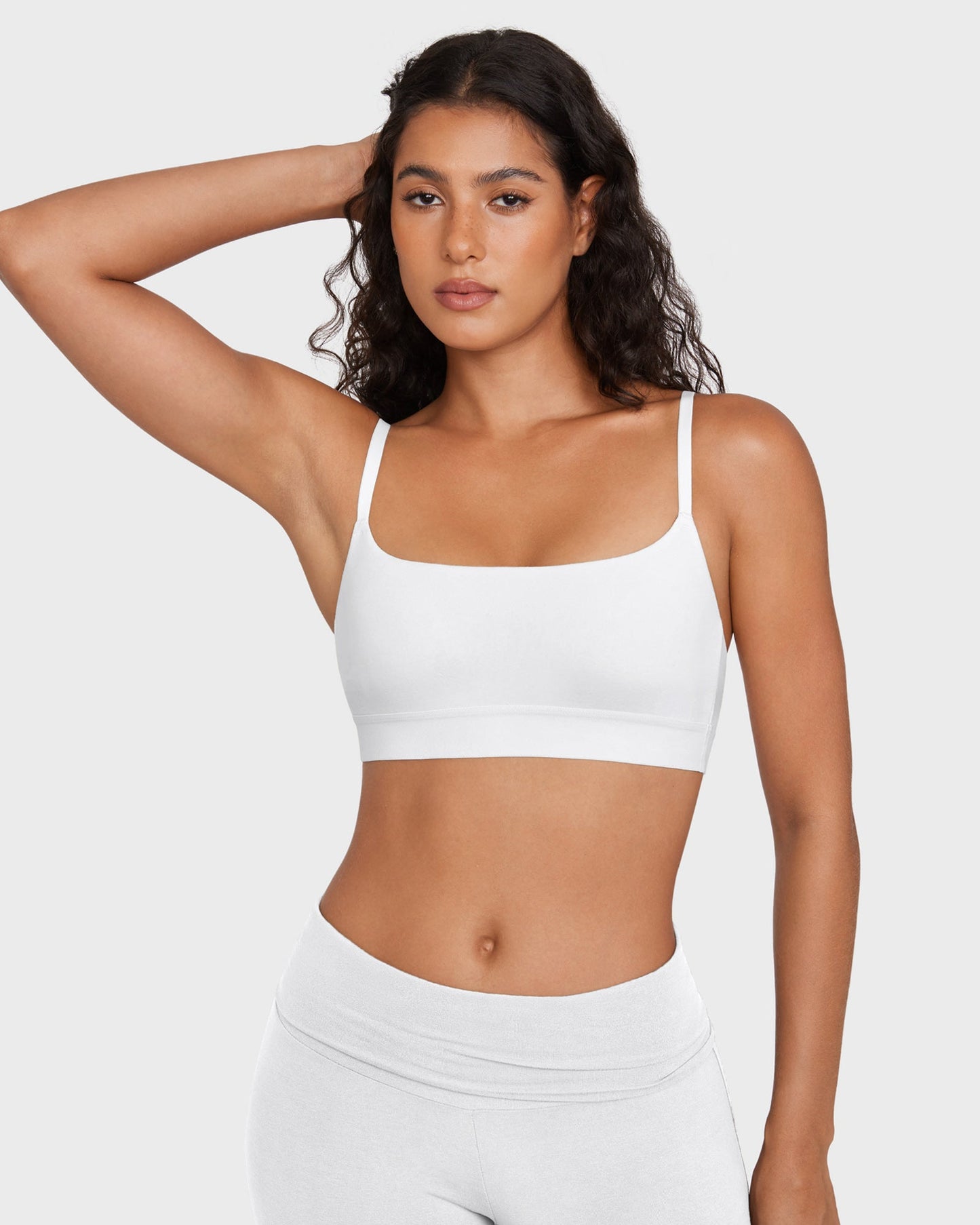 Basic Cotton Scoop Bralette