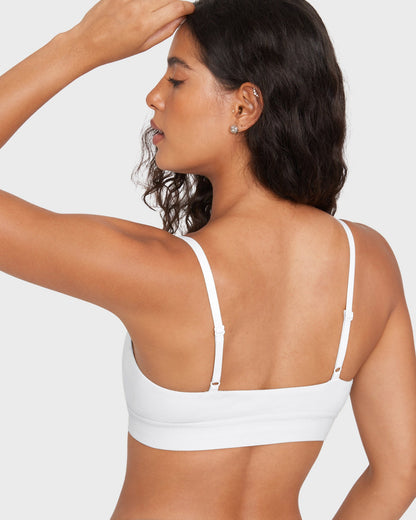 Basic Cotton Scoop Bralette