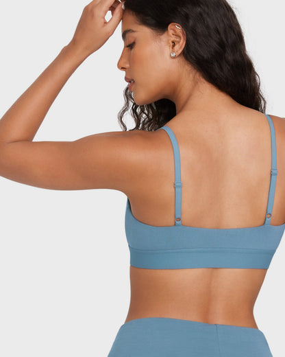 Basic Cotton Scoop Bralette