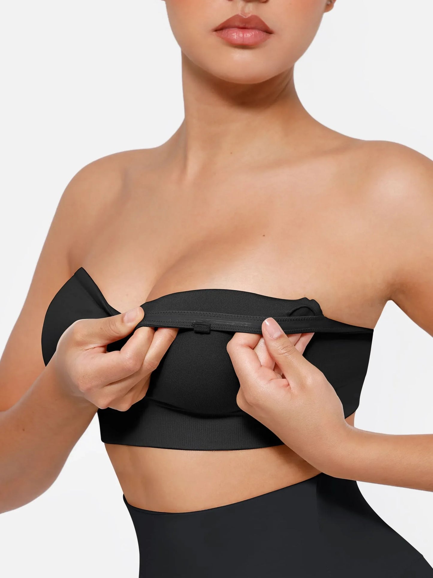 Seamless Strapless Anti-Slip Bra With Removable Pads