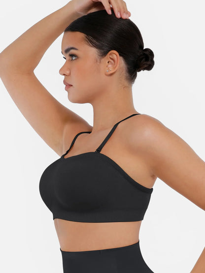 Seamless Strapless Anti-Slip Bra With Removable Pads