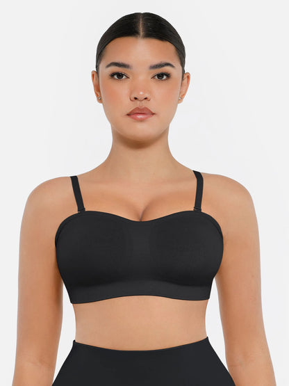 Seamless Strapless Anti-Slip Bra With Removable Pads