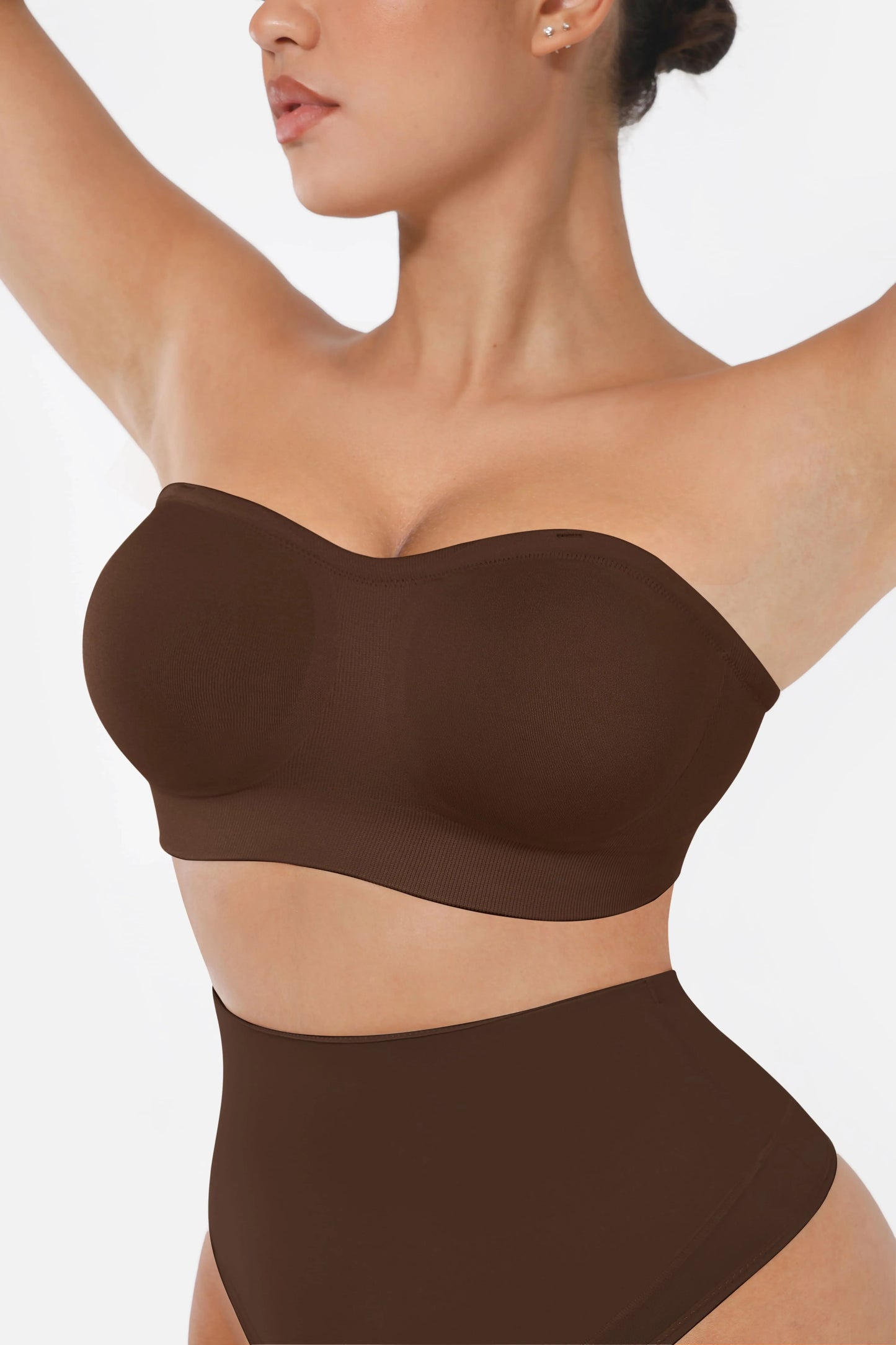 Seamless Strapless Anti-Slip Bra With Removable Pads