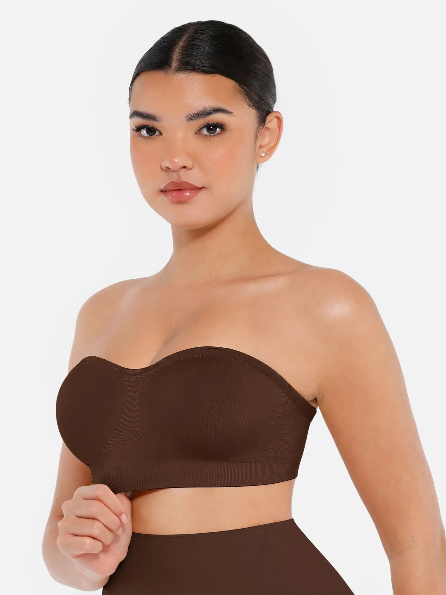 Seamless Strapless Anti-Slip Bra With Removable Pads