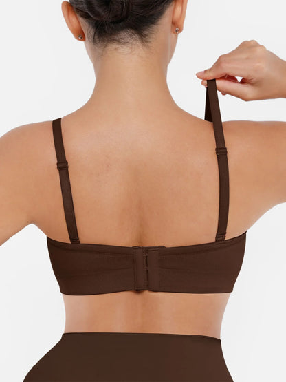 Seamless Strapless Anti-Slip Bra With Removable Pads